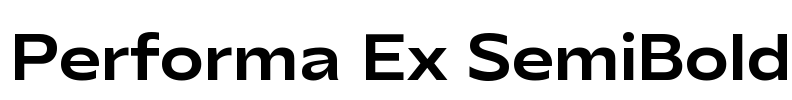 Performa Ex SemiBold