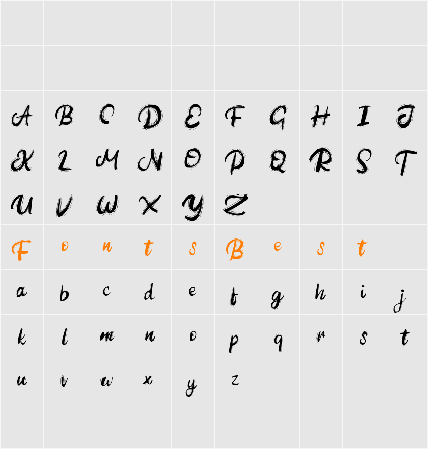Autined FREE Character Map