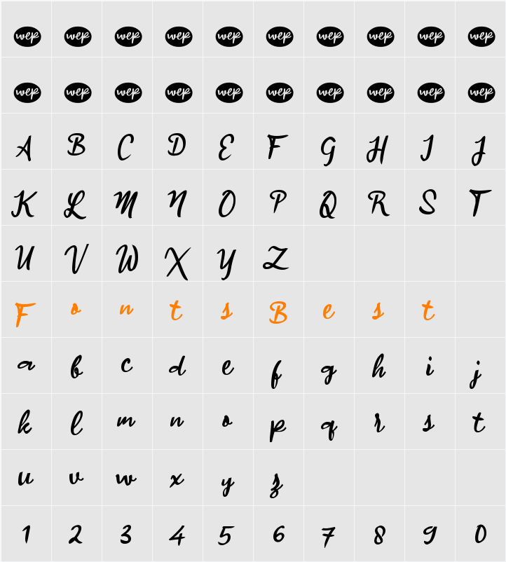 a Artinya Character Map