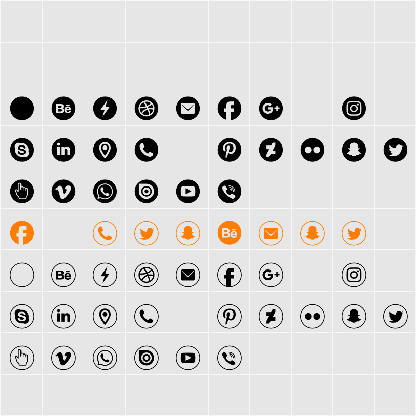 typeecon Character Map