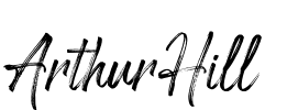 Arthur Hill  Font Image