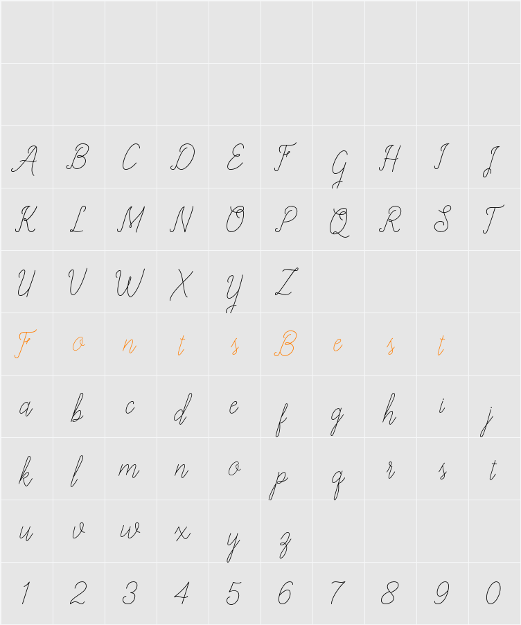 Allexandrea Character Map