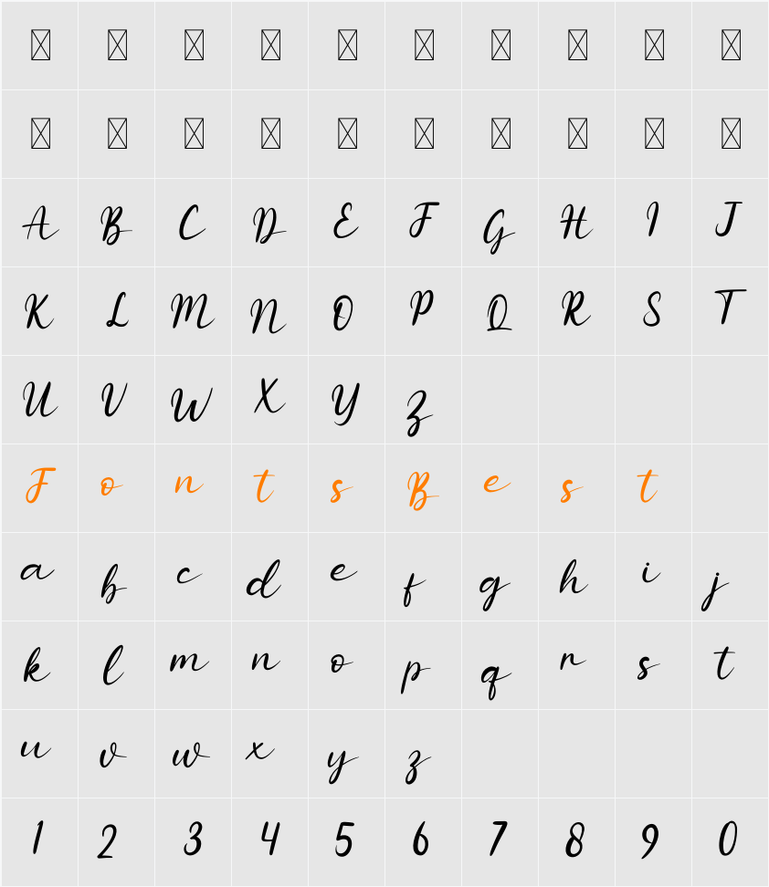 Always Character Map