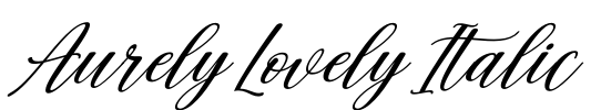 Aurely Lovely Italic
