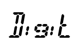 Digit Font Image