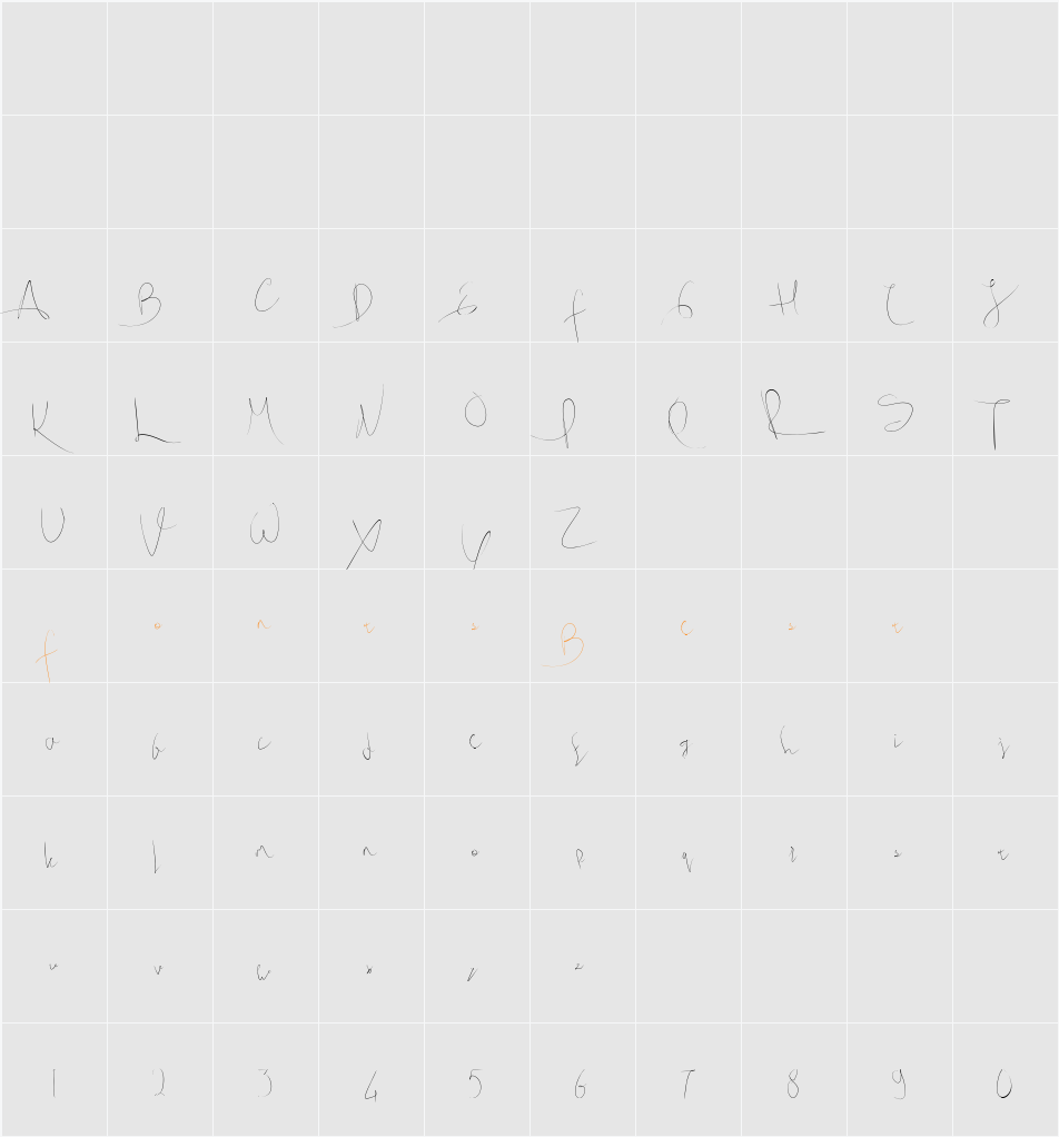 Ashley Jarrow Character Map