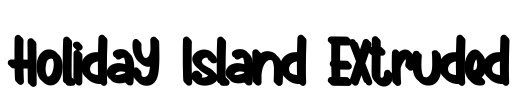 Holiday Island Extruded