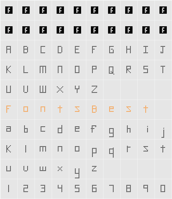 Diamond Character Map