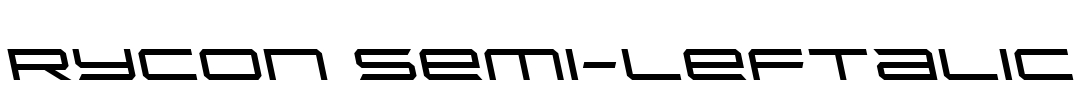 Rycon Semi-Leftalic