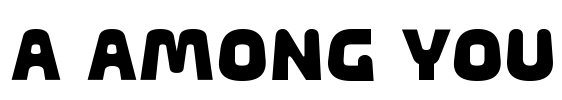 a Among You Font Image