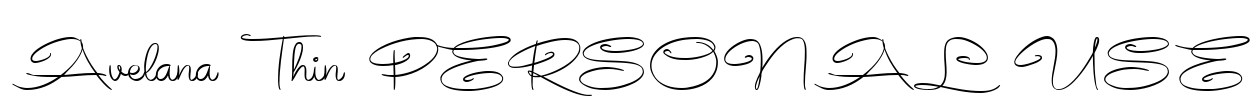 Avelana Thin PERSONAL USE