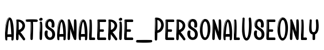 Artisanalerie_PersonalUseOnly