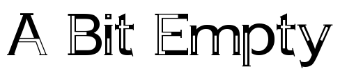 A Bit Empty