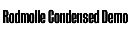 Rodmolle Condensed Demo