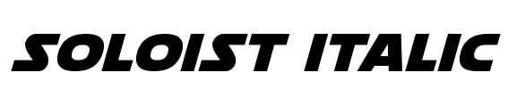 Soloist Italic