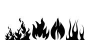 Fire Font Image