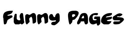 Funny Pages Font Image