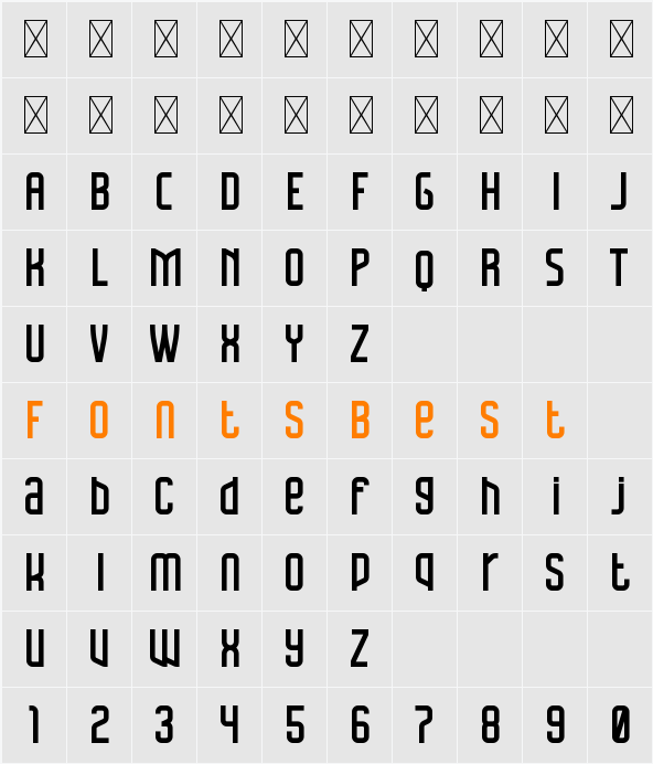 RANGE-OVER Character Map