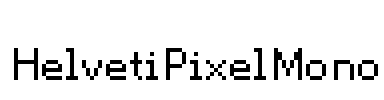 HelvetiPixelMono