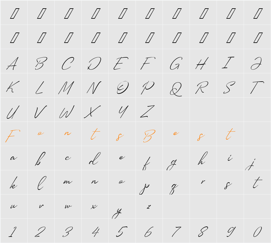 Quidity Character Map