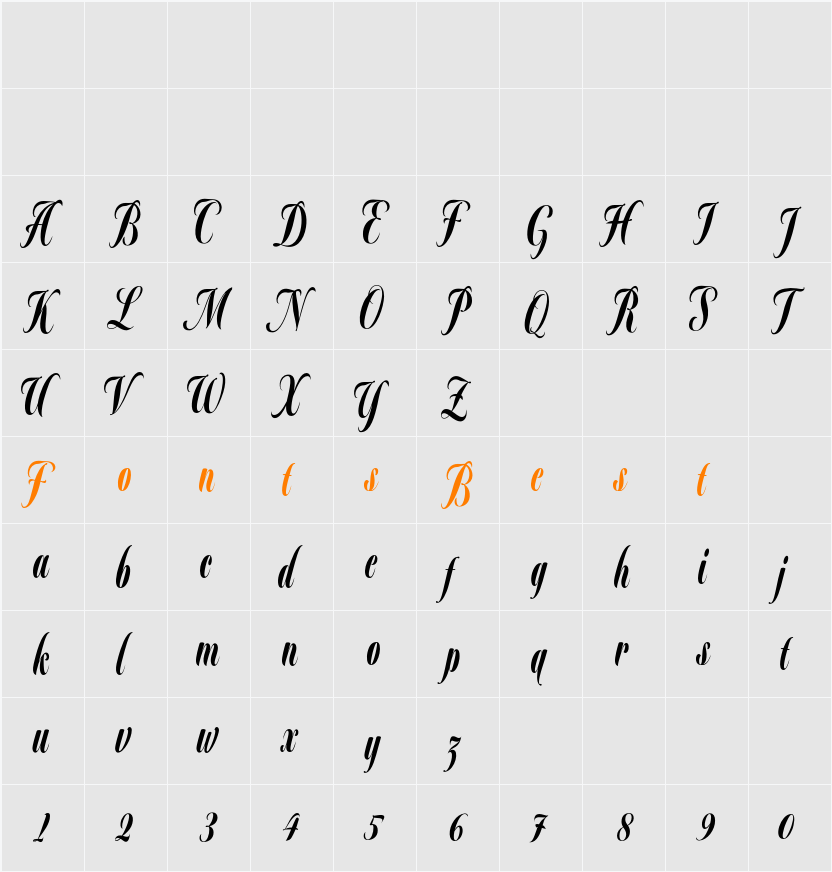 Ayah Character Map