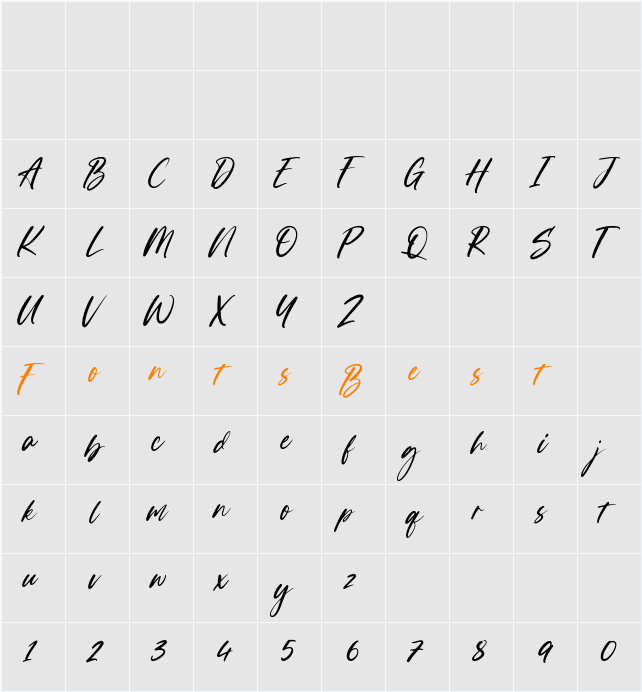 Boulderstone Character Map