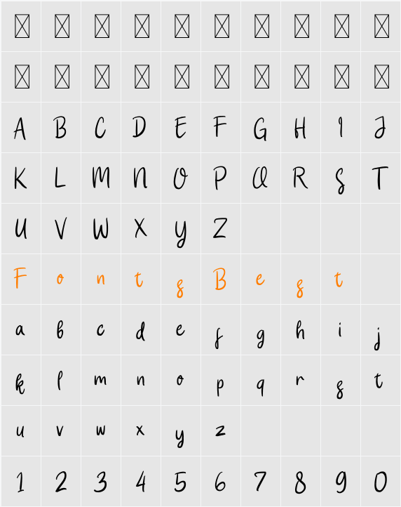 Attaya Character Map