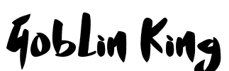 Goblin King Font Image