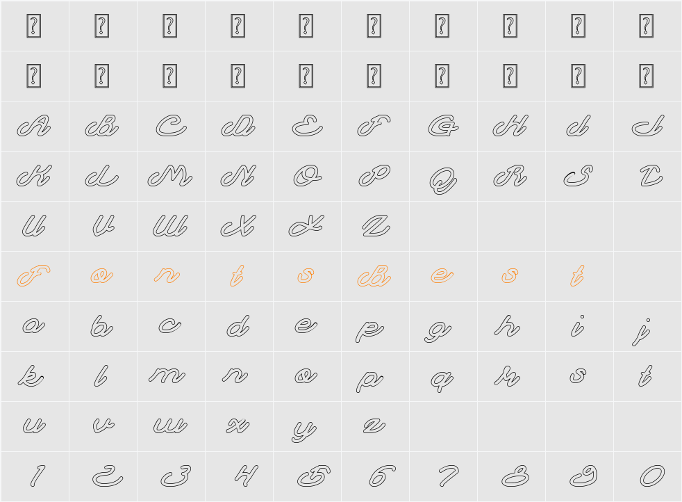 Autopilot Character Map