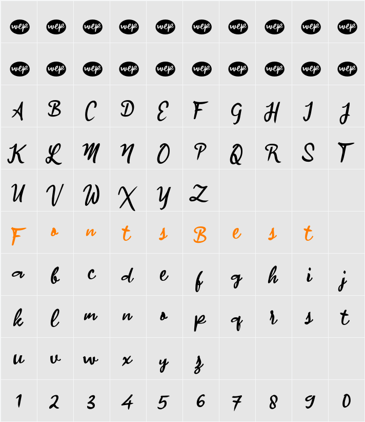 a Artinya Character Map