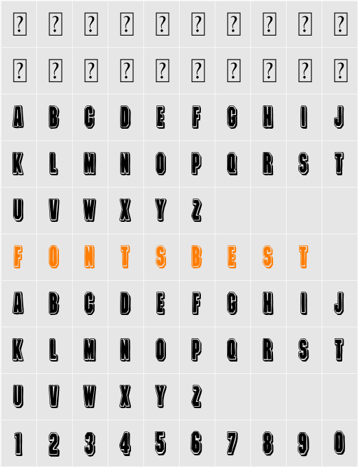 Bingo Fiesta Character Map