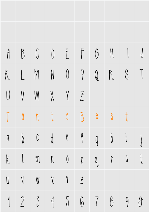 Dribble Character Map