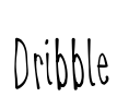 Dribble Font Image