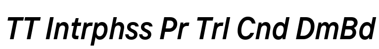 TT Intrphss Pr Trl Cnd DmBd