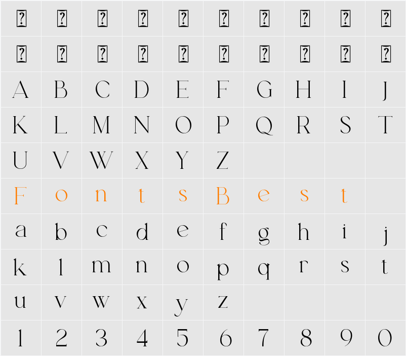 Brolyn Character Map