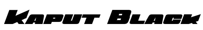 Kaput Black