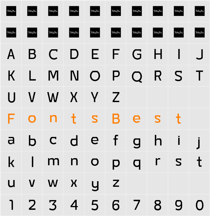 Garcog Character Map