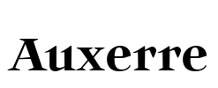 Auxerre Font Image