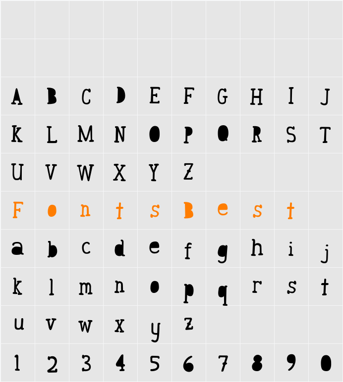 Awesome Character Map