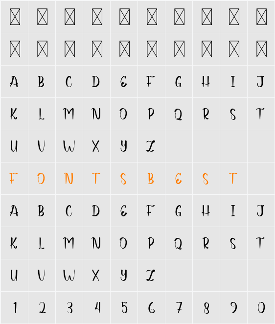 Over Load Character Map