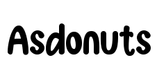 Asdonuts Font Image