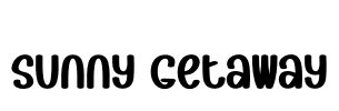 Sunny Getaway Font Image
