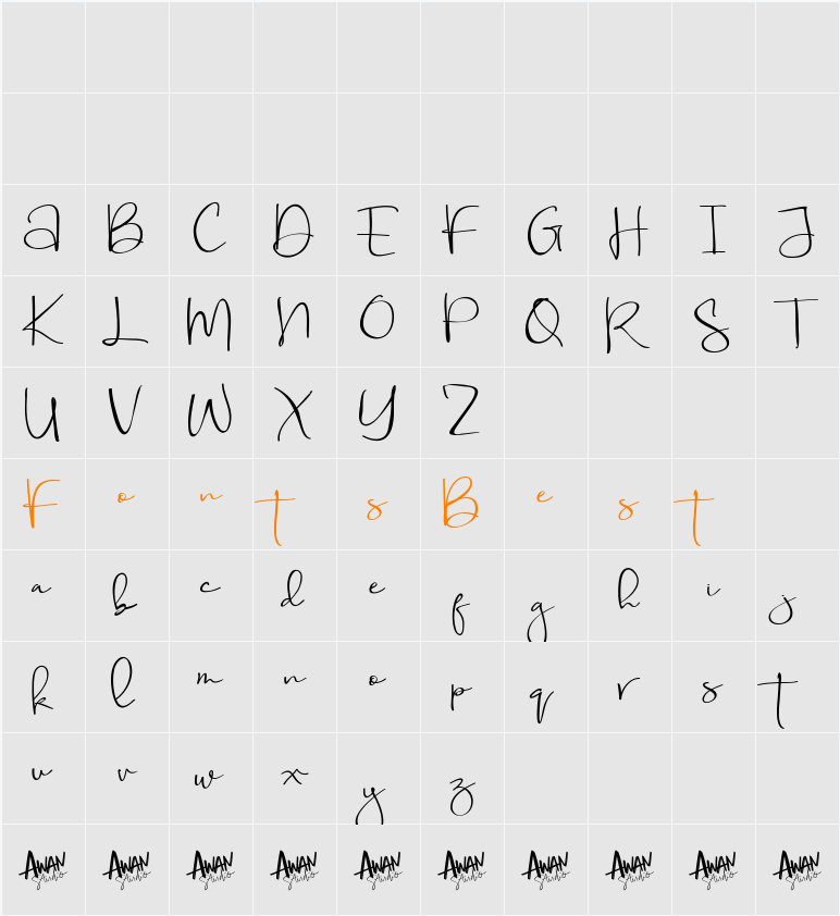 Aubrielle Character Map
