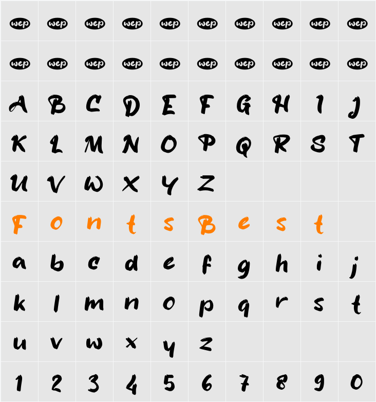 a Atos Character Map