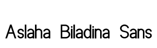 Aslaha Biladina Sans