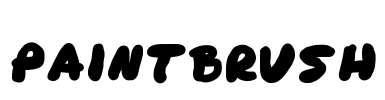paintbrush Font Image