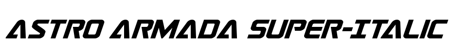 Astro Armada Super-Italic