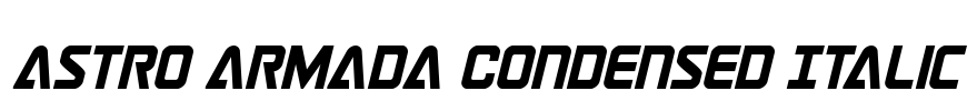 Astro Armada Condensed Italic