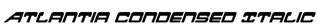 Atlantia Condensed Italic