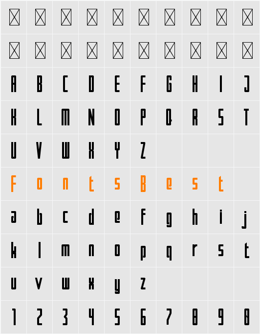 APEINZ Character Map